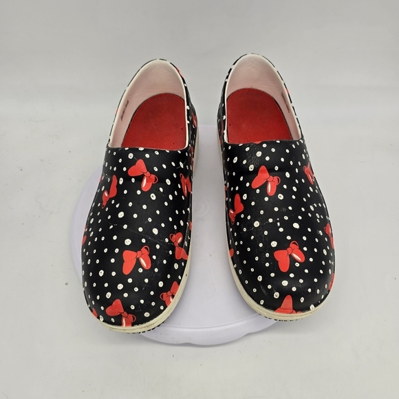 Crocs Shoe Women's 11 Minnie Mouse Neria Pro Ii Clogs Slip Resistant Work - Picture 2 of 8